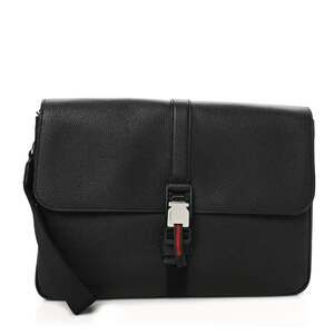 Gucci Calfskin Web Medium Business Case #231418G16B